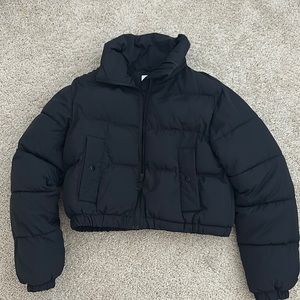 Garage Cropped Puffer NWT
